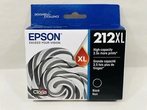 Epson 212XL High Capacity Black Ink Cartridge T212XL120 2026 Genuine Exp 10/2026 - Picture 1 of 4