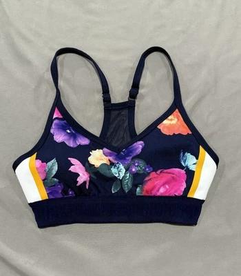 Victoria Secret PINK Navy Floral Sports Size XS Padded - Image 1 of 4