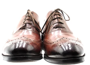 Hombre To Boot New York Marrón Pulido Puntas de Ala Cortas Talla 12 - Imagen 1 de 10