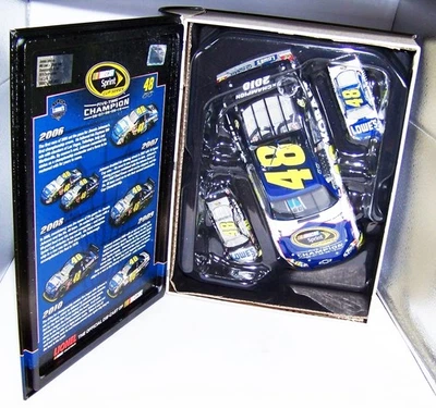 1:24 1:64 ACTION 2010 #48 LOWE'S KOBALT JIMMIE JOHNSON 5X CUP CHAMPION 3 CAR SET - Image 1 of 4