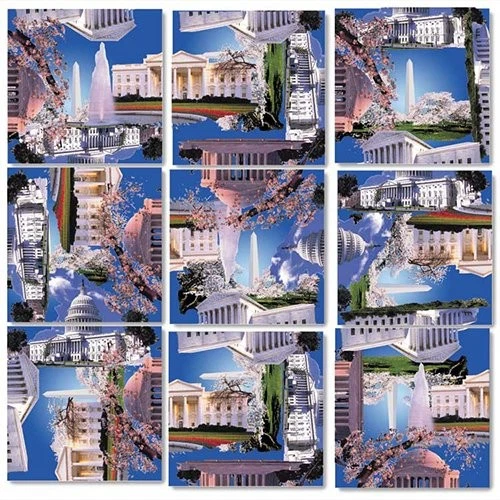 B Dazzle Washington DC Scramble Squares 9 Piece Puzzle - Image 1 of 1