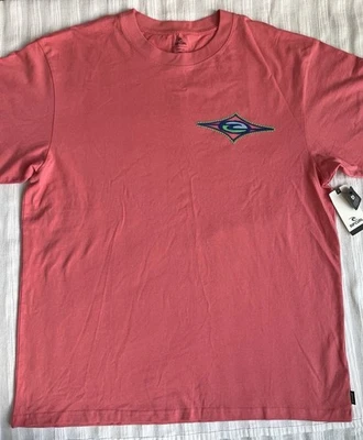 Rip Curl Men’s XL Pink T-shirt Loose Fit New With Tags (24x31) - Image 1 of 4