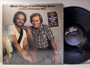 Country LP MERLE HAGGARD / GEORGE JONES a Taste of Yesterday's Wine Epic 1982 NM - Picture 1 of 2