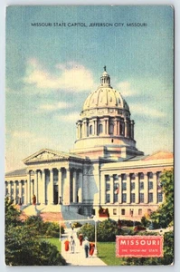 Postcard Missouri State Capitol Jefferson City Architecture Landmark - Picture 1 of 2