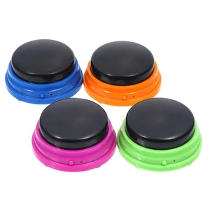 4 Recordable Sound Button Interactive Answering Buttons For Kids YPBQ - Picture 1 of 7