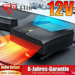 2 in 1 Heizlüfter 12V Kfz Auto Zusatzheizung Keramikheizer Scheibenenteiser - Bild 1 von 6