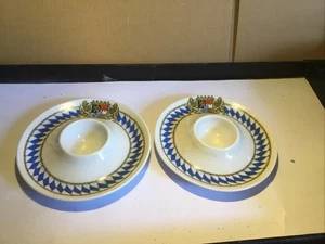 Bayern Porzellan Eierbecher mit Wappen 1" hoch 5" breit  - Bild 1 von 5