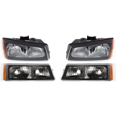 Kit faros para Chevrolet Silverado 1500 2003-2006 lado conductor y pasajero Foto 1 de 4