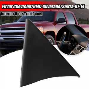 Left Drivers Door Inside Black Triangle Cover For Chevy Silverado GMC Sierra EXD - Bild 1 von 11