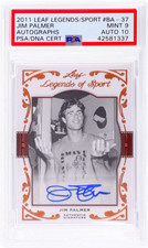 2011 Leaf Legends of Sport #BA37 Jim Palmer Auto /15 PSA 9/10