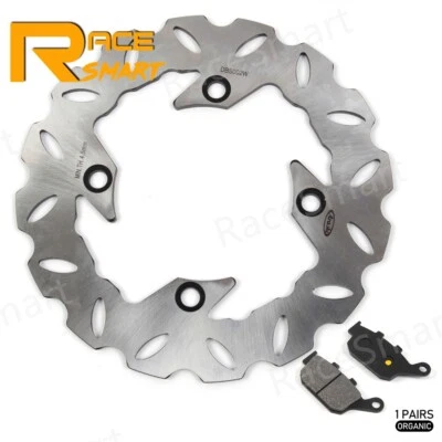 Rotor de disco de freno trasero + pastillas para Honda NX650 Dominator 1988 - 1992 VTR250 1998 Foto 1 de 4