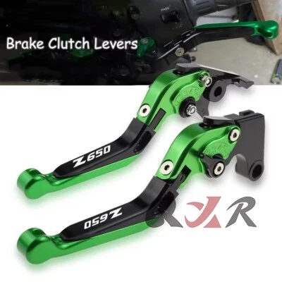 For Kawasaki Z650 Z 650 2017-2023 Folding Extendable Brake Clutch Levers Handles Foto 1 de 4