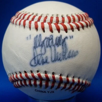 JSA Dave Niehaus Autographed Signed AUTO INSCR Wilson Babe Ruth League Baseball - Image 1 of 4