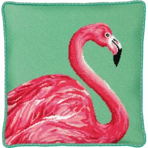 Dimensions Needlepoint Kit - Pink Flamingo - Picture 1 of 2