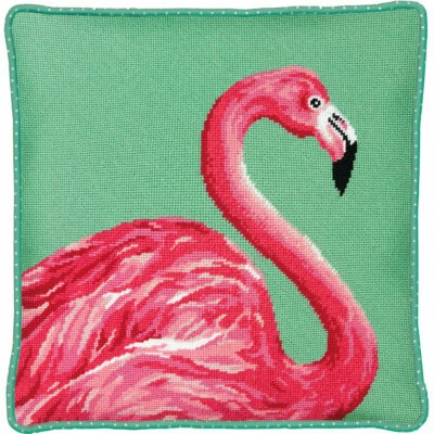 Dimensions Needlepoint Kit - Pink Flamingo - Image 1 of 2