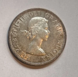 1959 Canada Silver Dollar Very Nice Coin - Quick Shipping! See Pics. Estate Find - Picture 1 of 4
