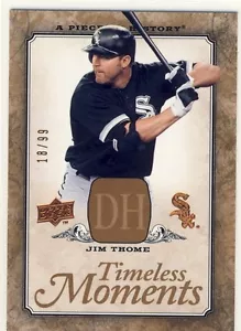 2008 Upper Deck Piece of History JIM THOME Timeless Moments Gold 18/99 White Sox - Bild 1 von 1