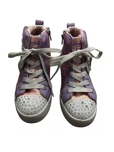 Skechers Twinkle Toes Twi-Lites 2.0 Butterfly Wishes High Tops Size 3 - Picture 1 of 12