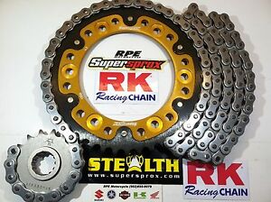 2014-2017 Yamaha FZ-09 RK GXW Natural 525 SuperSprox FWY Chain and Sprockets Kit