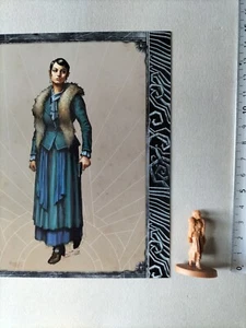 VIRGINIA INVESTIGATOR MINIATURE +CARD/ENGLISH CMON COMICS /CTHULHU MAY DIE G980+ - Foto 1 di 1