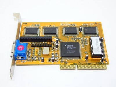 TRIDENT 9750 A110G REV 3.1  4MB VGA Card - AGP Slot - Image 1 of 2