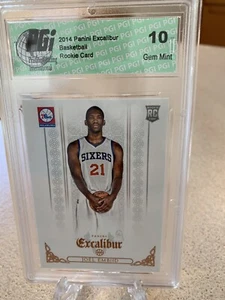 Joel Embiid Panini R/C Excalibur PGI 10 Gem Mint Guts and Glory Potential MVP - Picture 1 of 10