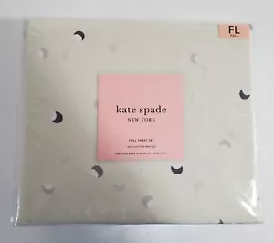 Set completo lenzuola KATE SPADE 100% cotone percalle 4 pezzi - NUOVO - Foto 1 di 6