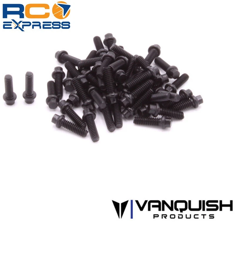Vanquish Hex Scale Black Wheel Screw Kit 50 Pieces VPS05003 - Image 1 of 1