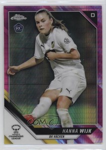 2021-22 Topps Chrome UEFA Women's Champions League /150 Hanna Wijk #78 Rookie RC