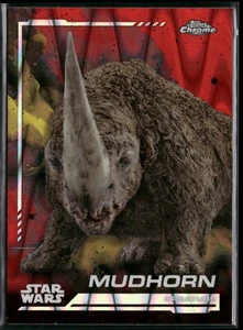 Star Wars Topps Chrome 2024 Card - Red RayWave Ray Wave - Mudhorn - Picture 1 of 2