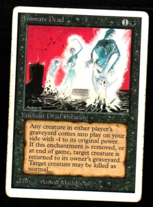LRUSH ENGLISH Animation des morts Unlimited - Animate Dead PL- MTG Magic - Picture 1 of 2