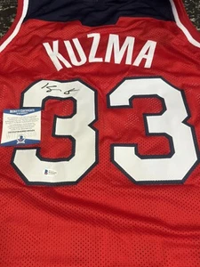 Kyle Kuzma Signed Washington Wizards Jersey AUTO BAS COA Sz XL - Picture 1 of 5