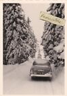 UNUSUAL OLD PHOTO VINTAGE CAR REGISTRATION SNOW SCENE WOOD SOCIAL HISTORY PR 792