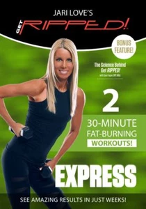 JARI LOVE GET RIPPED EXPRESS DVD NEW SEALED WORKOUT EXERCISE - Imagen 1 de 2