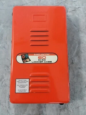Vintage Orange Atlantic 60 CD Locker Case *Read* - Image 1 of 4