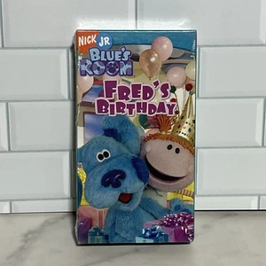 Blue's Clues Fred's Birthday VHS New Sealed Blue's Room Paramount Watermark Nick - Picture 1 of 8