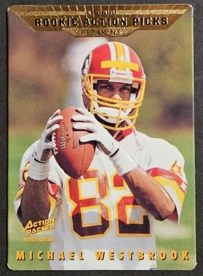 1995 Action Packed Rookies & Stars #103 Michael Westbrook Rookie RC Washington - Image 1 of 2