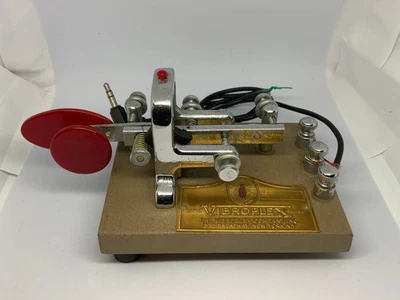 Vibroplex Telegrapher's Key & Manipulator  Light Wear  Tested & Functional - Image 1 of 4