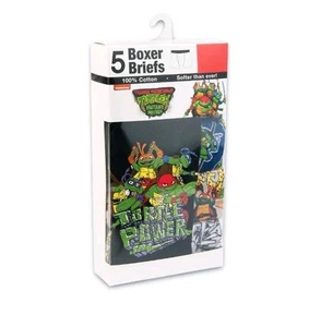 Teenage Mutant Ninja Turtles Boys Set Of 5, Size 4 Boxer Briefs - Picture 1 of 10