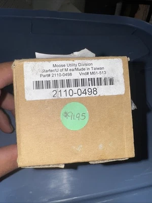 Moose Starter Motor 2110-0498 New Old Stock Polaris ATV - Image 1 of 2