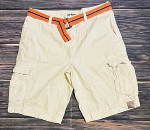 Urban Pipeline Vintage Skater Y2K Cargo Shorts Orange Belt size 36 Brand New - Picture 1 of 7