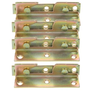8 Pcs Bed Hanging Parts Rail Hooks Frame Bracket Toddler Baby Clamps Rails - Picture 1 of 12