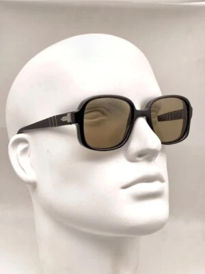 Gafas de sol PERSOL RATTI vintage 93111 charol meflecto GULF OPTIK negras como nuevas Foto 1 de 4