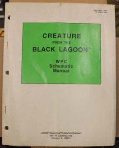 Creature from the Black Lagoon Pinball WPC Schematics #2 - Bally - Picture 1 of 3