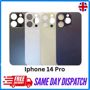 Per iPhone 14 Pro Ricambio Vetro Posteriore Vetro Batteria UK - Foto 1 di 1
