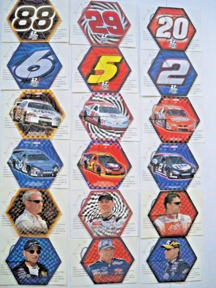 2001 Press Pass Stealth Behind the Numbers Complete 18 Card Set - Image 1 of 4