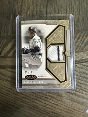 2024 Topps Tier One DOMINGO GERMAN # /199 Single Relic Jersey Card - Image 1 of 2