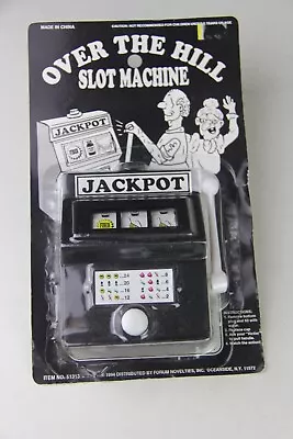 Vintage "Over the Hill" Plastic Slot Machine Sealed in Original Package - Image 1 of 4