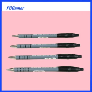 4 x PaperMate Flexgrip Retractable Ballpoint Pens Medium 0.8mm Black - Picture 1 of 2