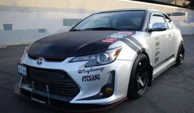 ►NRG 69" CARBON FIBER GT TRUNK WING TRUNK HATCH SPOILER for 2005-2016 SCION TC◄ - Image 1 of 4